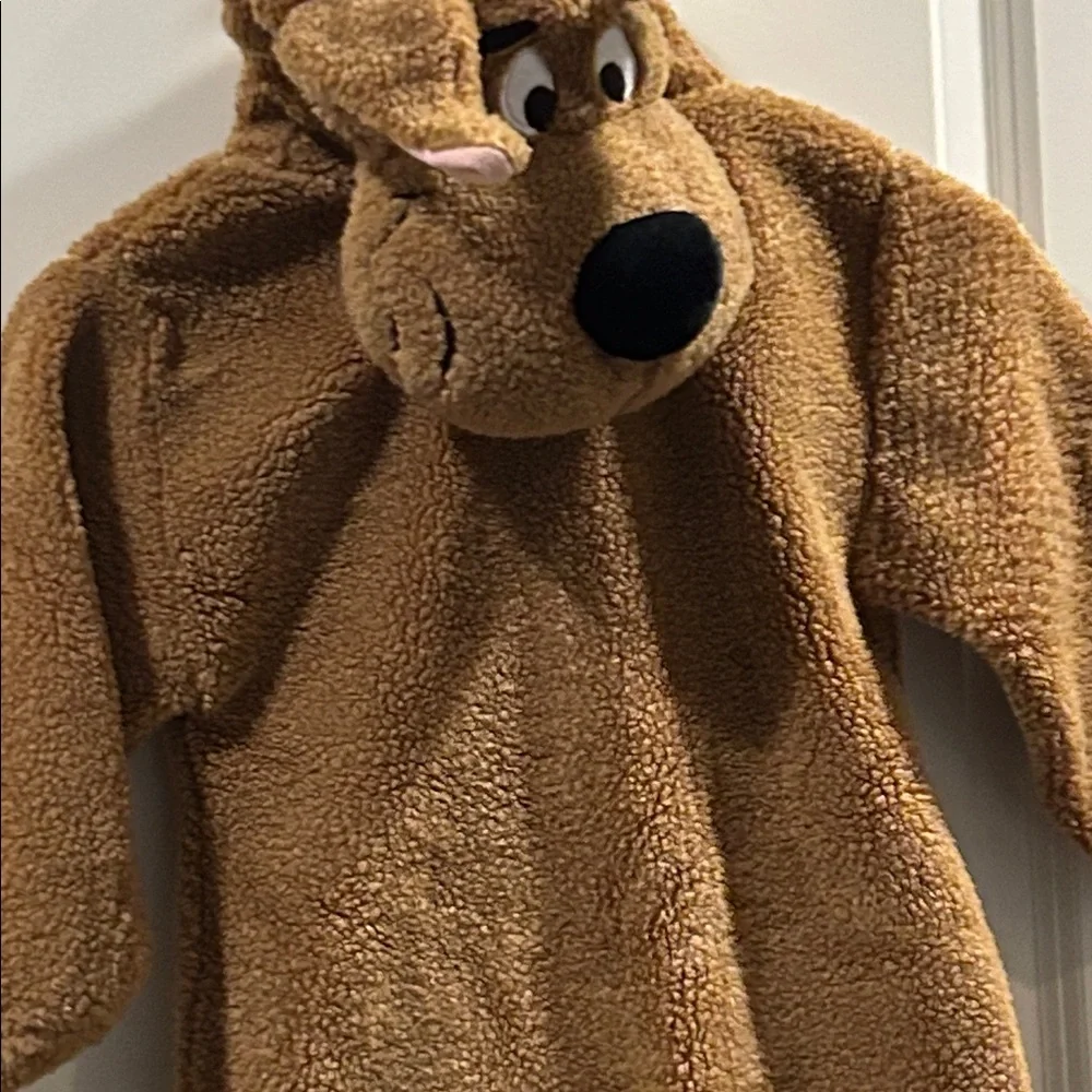 Warner Bros. Studio Scooby Doo Sherpa Puppy Dog zipUp Halloween Costume kids S